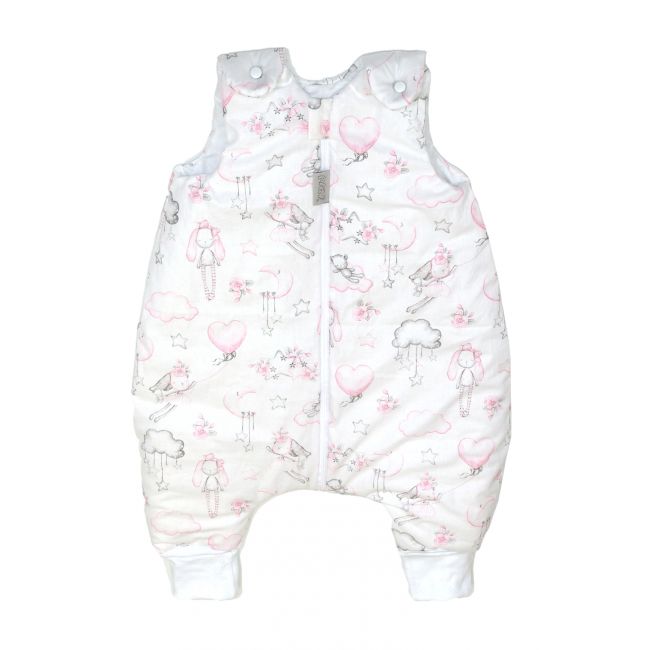 Sac De Dormit Cu Picioare, Bumbac 2.5 Tog, Dolly Doll Roz, S, 6-24 Luni Pjb84745