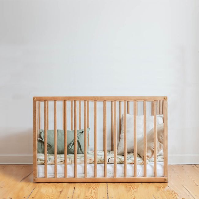 Tarc De Joaca Patrat Din Lemn Vintage Pentru Copii Si Bebelusi, Interior 88 X 88 Cm Pjbplaypen_vintage
