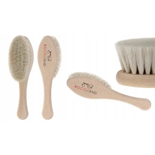 Bocioland - Perie de par, Din par natural de capra, Maro BYNBOC0533