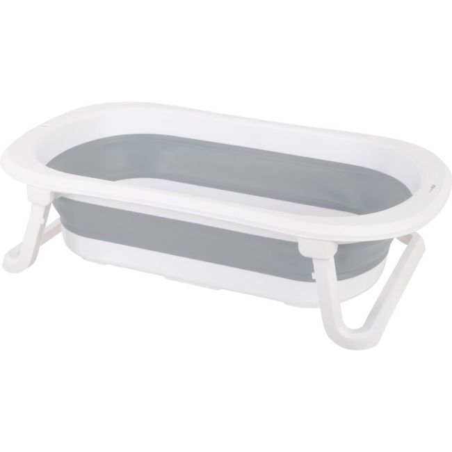 Cadita pliabila, Cu dop cu indicator de temperatura, Conform cu standardul european de securitate EN 17072:2018, FreeON, 78x49x21 cm, Grey BYN42349