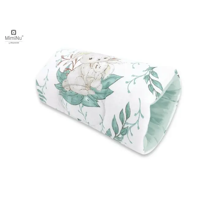MimiNu - Perna pentru alaptat tip manson, Din bumbac certificat Oeko Tex Standard 100, 25 cm, Lulu Natural BYN6426972011945