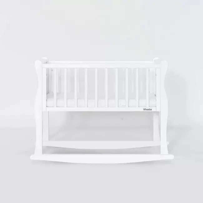 Patut Balansoar, Co-sleeping Din Lemn, Noble Alb 90 X 40 Cm Pjbcribnoblewskids