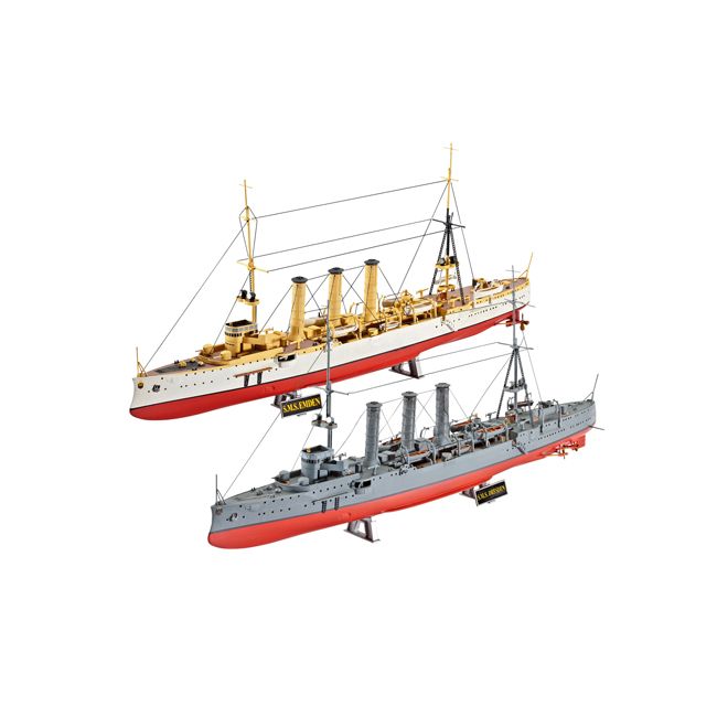 Machete Vapoare Revell SMS Dresden &amp; SMS Emden - RV5500
