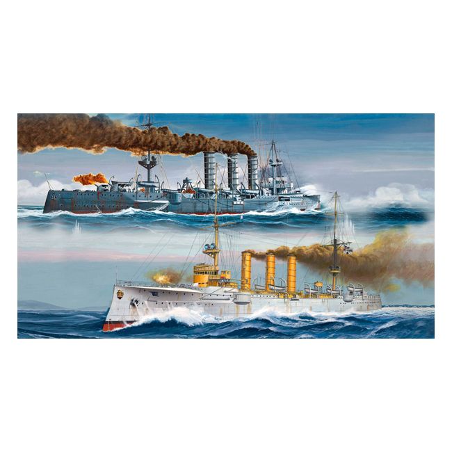 Machete Vapoare Revell SMS Dresden &amp; SMS Emden - RV5500