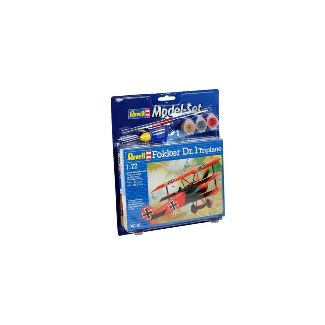 REVELL Model Set Fokker DR. 1 Triplane VRNRV64116