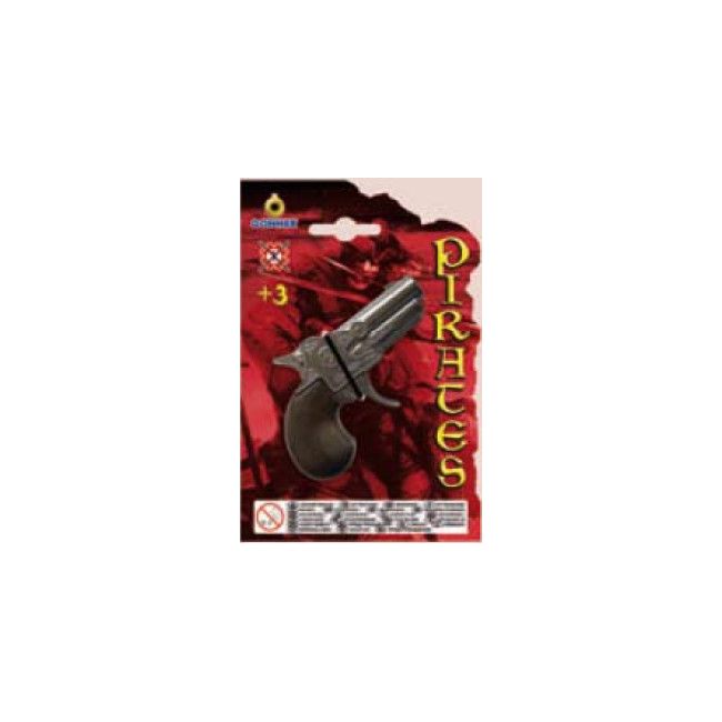 GONHER Mini Pistol pirati culoare otel VRNGH156/0