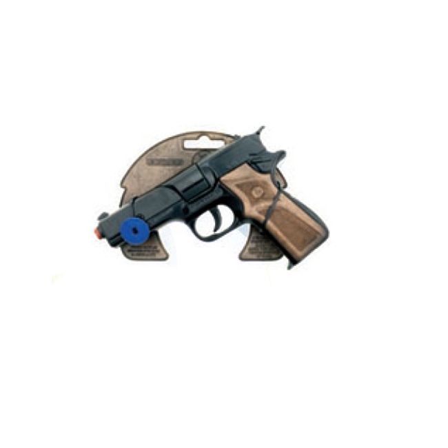 GONHER Pistol politie culoare negru 8 capse VRNGH3125/6