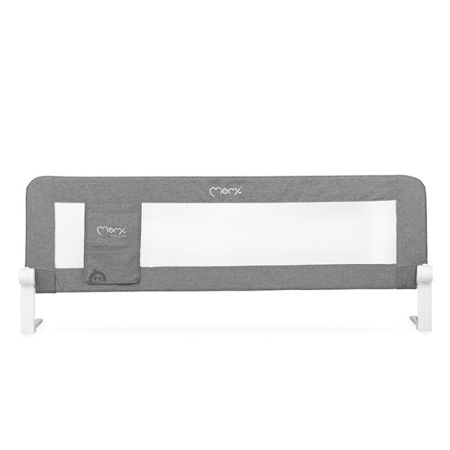 Bariera de siguranta rabatabila pentru pat, Momi Lexi, Dark Grey KRTAKCE00023