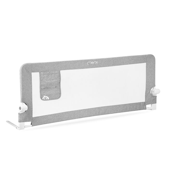 Bariera de siguranta rabatabila pentru pat, Momi Lexi XL, Light Grey KRTAKCE00020