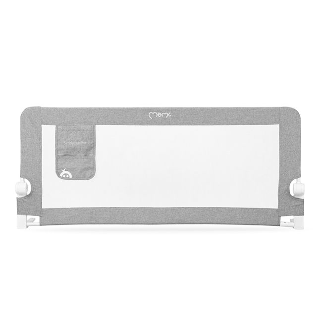 Bariera de siguranta rabatabila pentru pat, Momi Lexi XL, Light Grey KRTAKCE00020