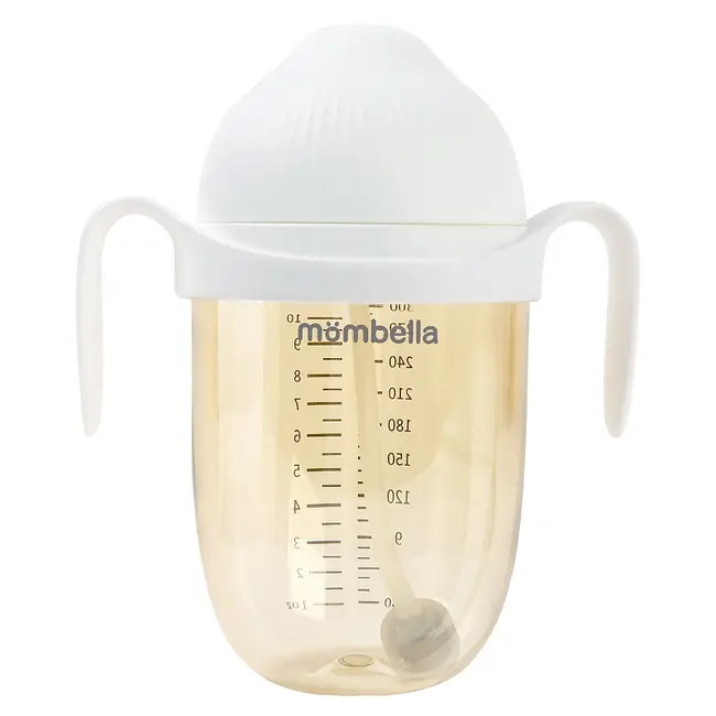 Biberon Anticolici Mombella Breast-Like, 300ml, Tetina 360&deg; XL Flux Consistent, PPSU, Ivory KRT8164