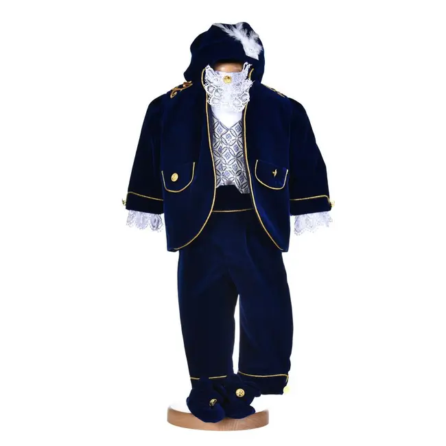 Costum botez baiat, Print Fermecator, 5 piese, Denikos&reg; H022 NKO5871