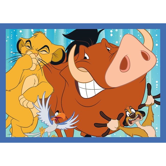PUZZLE TREFL DISNEY 4IN1 MINUNATA LUME DISNEY VIV34618