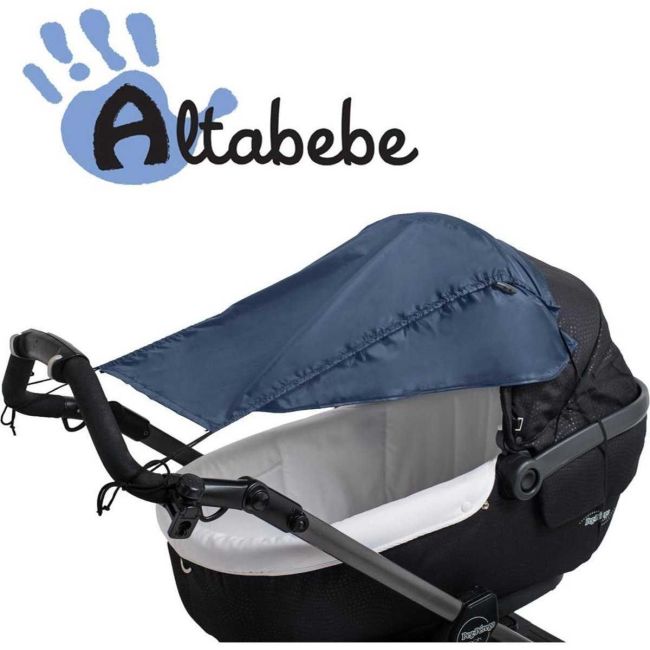 Parasolar cu laterale pentru landou si carucior Altabebe AL7012 BBJAL7012_Albastru Inchis