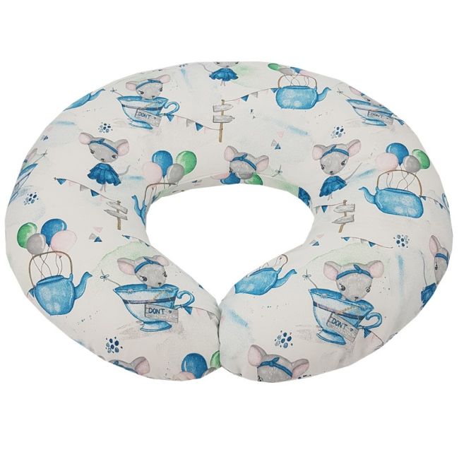 Perna pentru alaptare, 100% Bumbac, 60X60 cm, Eko - Mouse KRT133614
