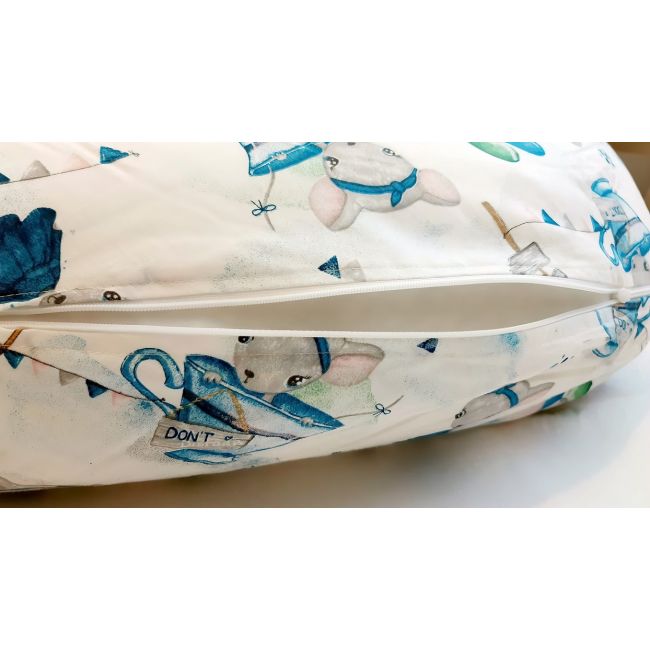 Perna pentru alaptare, 100% Bumbac, 60X60 cm, Eko - Mouse KRT133614