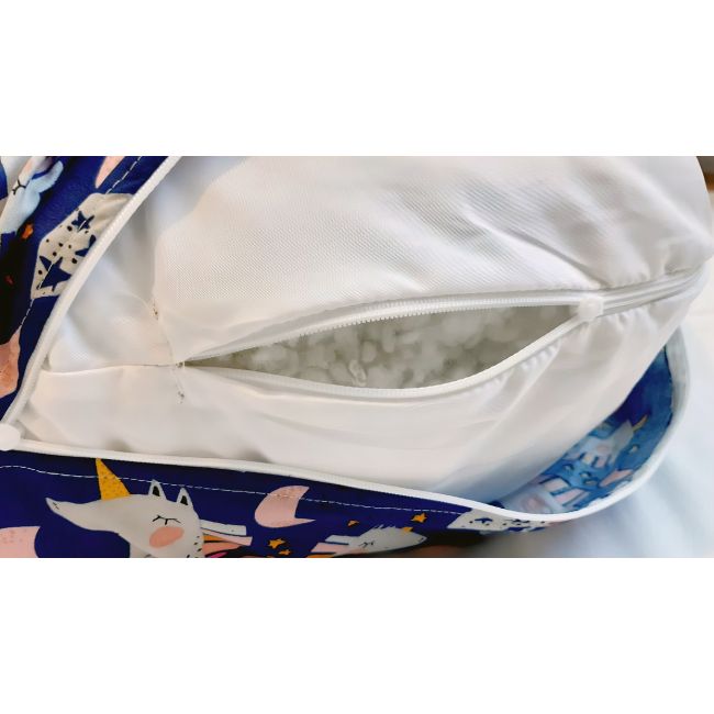 Perna pentru alaptare, 100% Bumbac, 60X60 cm, Eko - Navy KRT133560