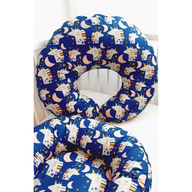 Perna pentru alaptare, 100% Bumbac, 60X60 cm, Eko - Navy KRT133560