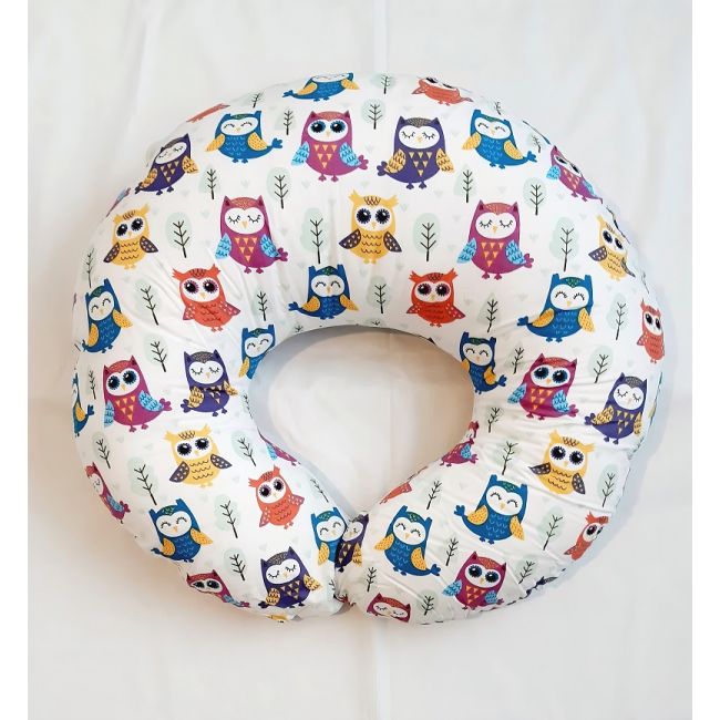 Perna pentru alaptare, 100% Bumbac, 60X60 cm, Eko - Owls KRT133577