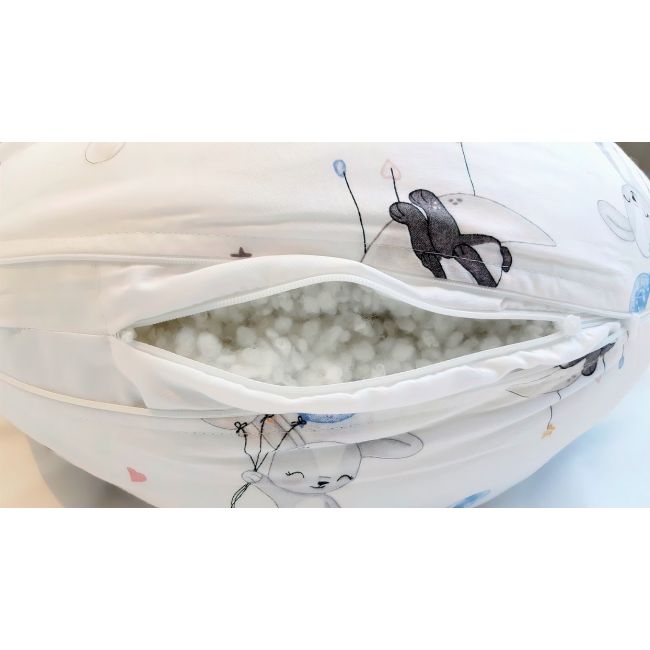 Perna pentru gravida, Fibre din silicon, 180 cm, Eko - Balloons KRT133522