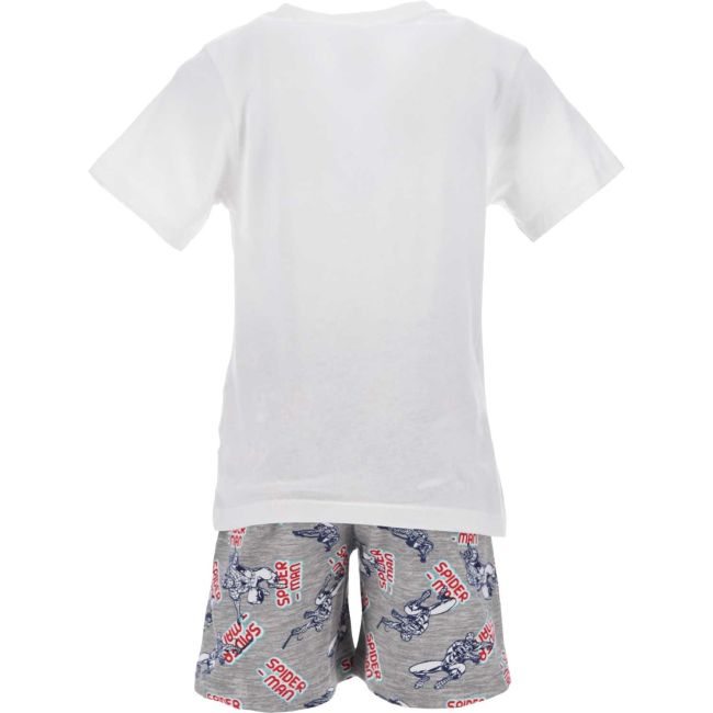Pijamale baieti Spider-Man SunCity EV2019 BBJEV2019_Alb_3 ani (98 cm)