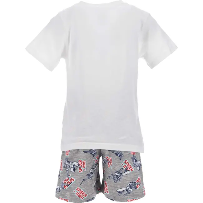 Pijamale baieti Spider-Man SunCity EV2019 BBJEV2019_Alb_8 ani (128 cm)