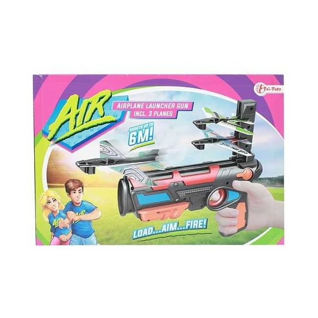 Pistol lansator 3 avioane Toi-Toys TT35257A BBJTT35257A_Initiala