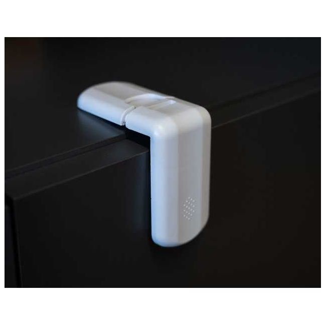 Set 4 sisteme de siguranta pentru sertare si dulapuri, 7.5x4 cm Malatec MY6832 BBJMY6832_Alb