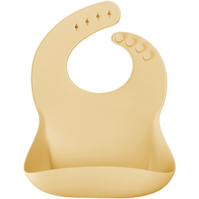 Set de hranire BWL II Minikoioi, 100% Premium Silicone – Mellow Yellow KRT101070019