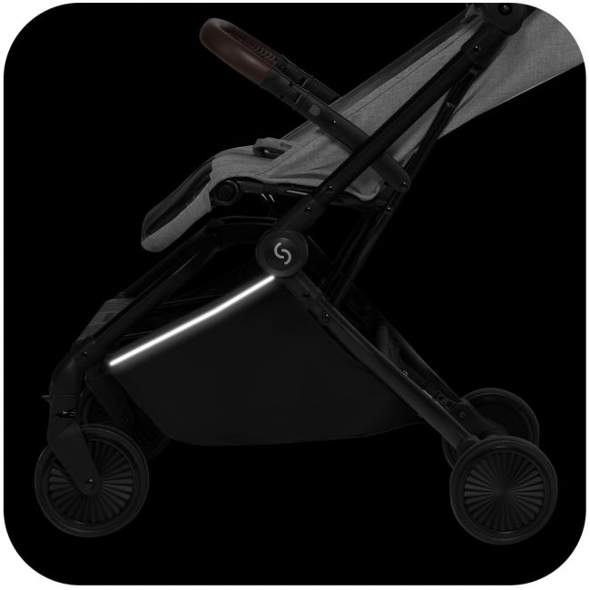 Carucior sport pliabil Skiddou Espoo Normandic Dream, ultracompact pentru calatorii, Gri JEMsk_2020013