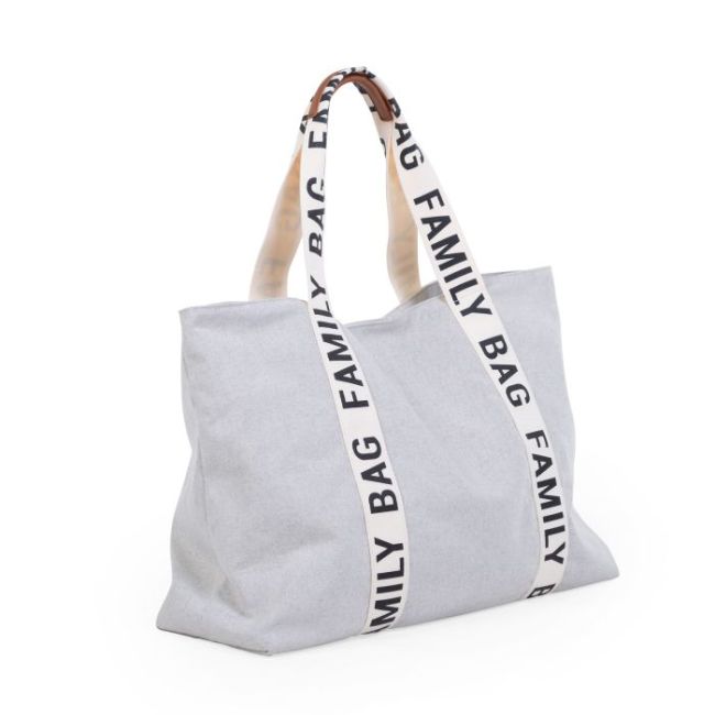 Geanta Childhome Family Bag Signature Alb ERFCH-CWFBSCOW