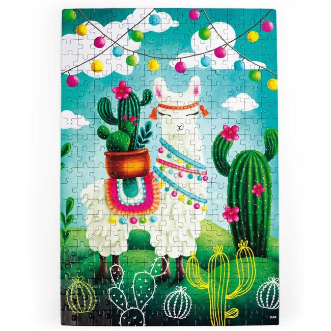 Puzzle Llama cutie, 32x47 cm, 260 piese De.tail DT200-02 BBJDT200-02_Initiala