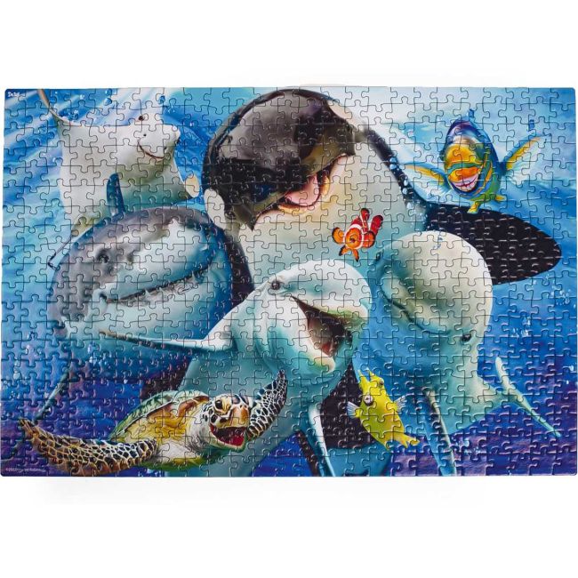 Puzzle Ocean Selfie, 32x47 cm, 500 piese De.tail DT500-04 BBJDT500-04_Initiala