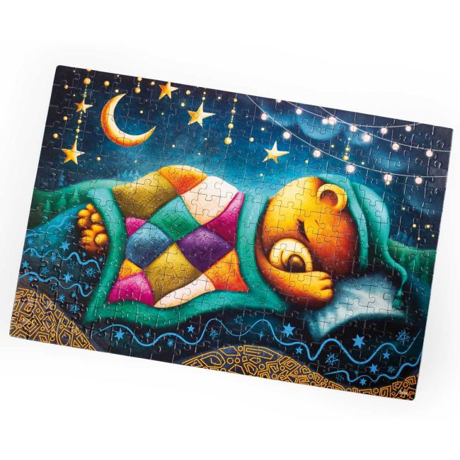 Puzzle Sleeping bear, 32x47 cm, 260 piese De.tail DT200-01 BBJDT200-01_Initiala