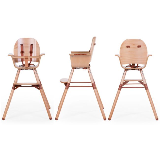 Scaun de masa Childhome Evowood Natural/Ruginiu ERFCH-EVOWOOD
