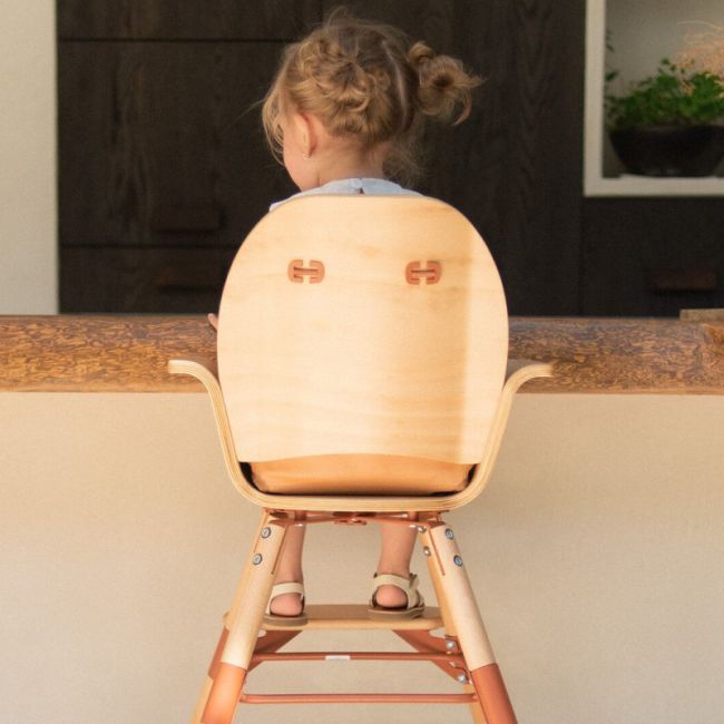 Scaun de masa Childhome Evowood Natural/Ruginiu ERFCH-EVOWOOD