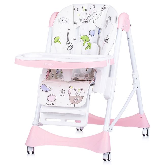 Scaun de masa chipolino bambino rose water hubsthbm02306rw