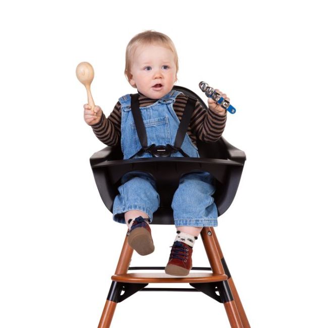 Scaun de masa reglabil in inaltime Childhome Evolu 2 Nuc/Negru ERFCH-CHEVOCHNBL