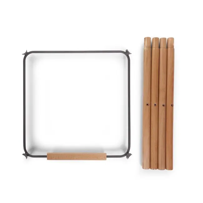 Set picioare cu suport pentru scaun de masa Childhome Evolu Natural/Antracit ERFCH-CHEVOFTNANT