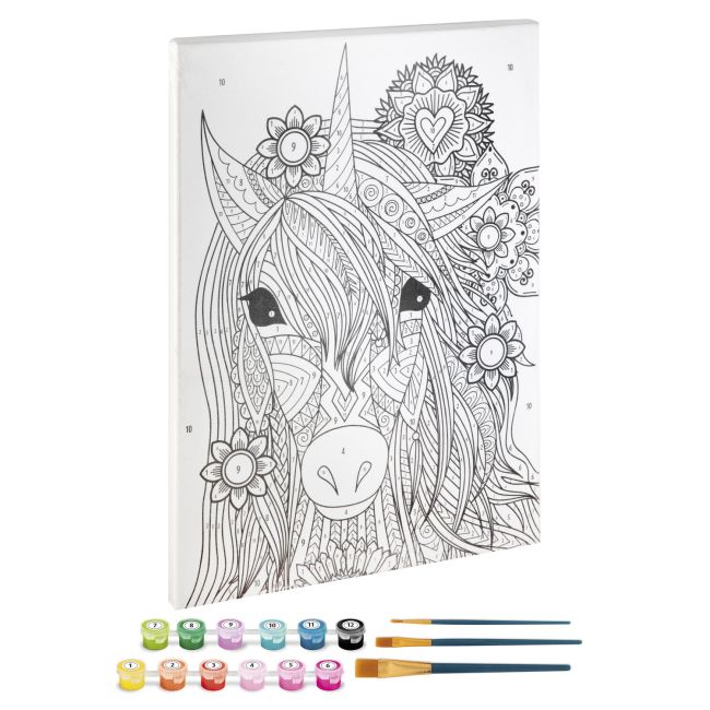 Tablou pictez pe numere - unicorn