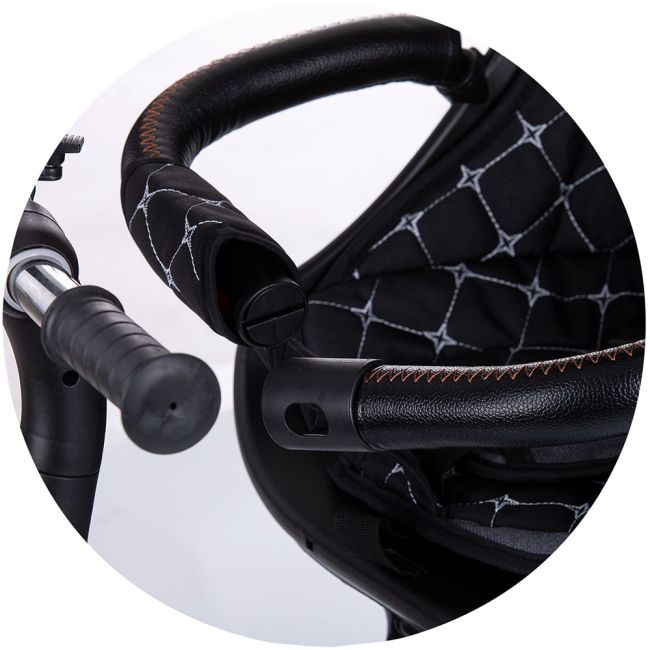 Tricicleta chipolino pegas cu sezut reversibil anthracite hubtrkpeg02201an