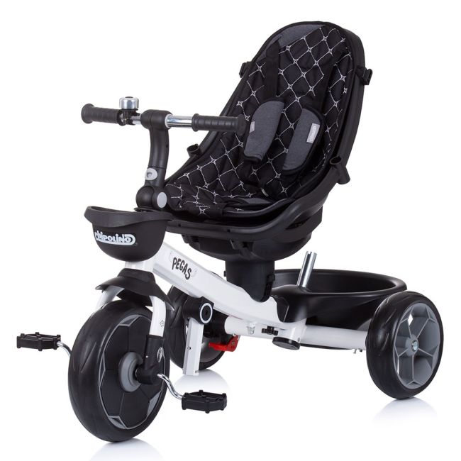 Tricicleta chipolino pegas cu sezut reversibil anthracite hubtrkpeg02201an