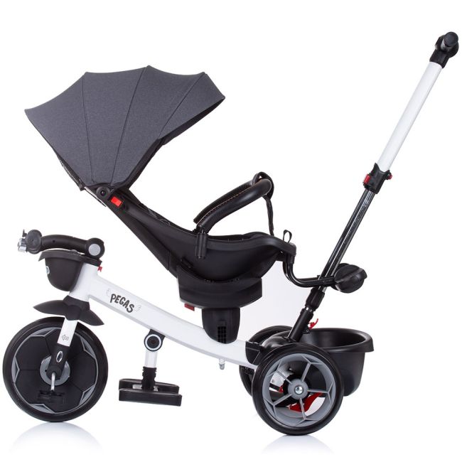 Tricicleta chipolino pegas cu sezut reversibil anthracite hubtrkpeg02201an