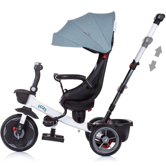Tricicleta chipolino pegas cu sezut reversibil avocado hubtrkpeg02205av