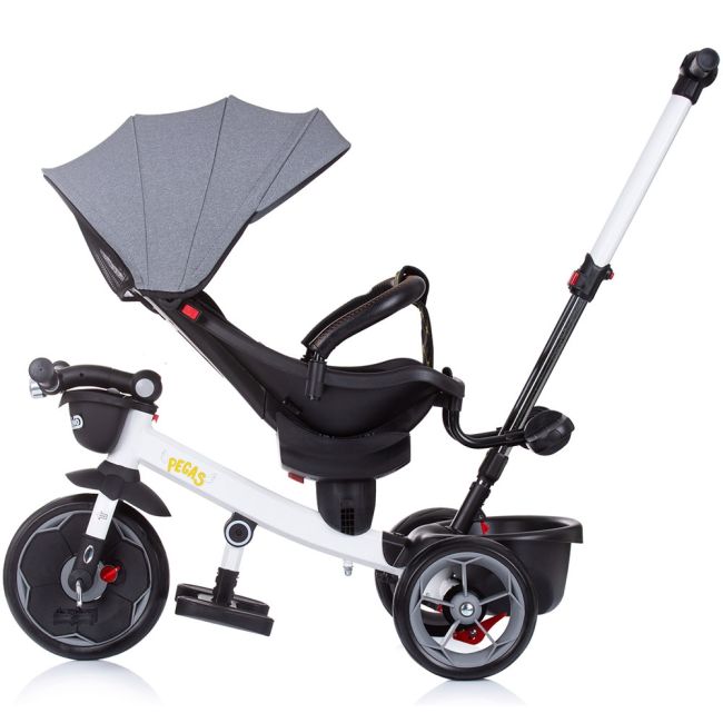 Tricicleta chipolino pegas cu sezut reversibil platinum hubtrkpeg02202pl