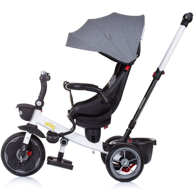 Tricicleta chipolino pegas cu sezut reversibil platinum hubtrkpeg02202pl