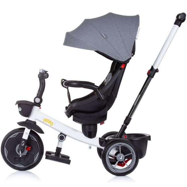 Tricicleta chipolino pegas cu sezut reversibil platinum hubtrkpeg02202pl