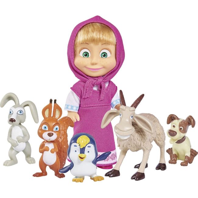 Jucarie simba masha and the bear masha and her animal friends hubs109301060