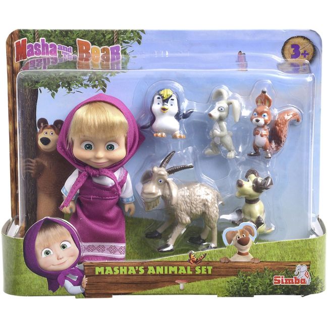 Jucarie simba masha and the bear masha and her animal friends hubs109301060