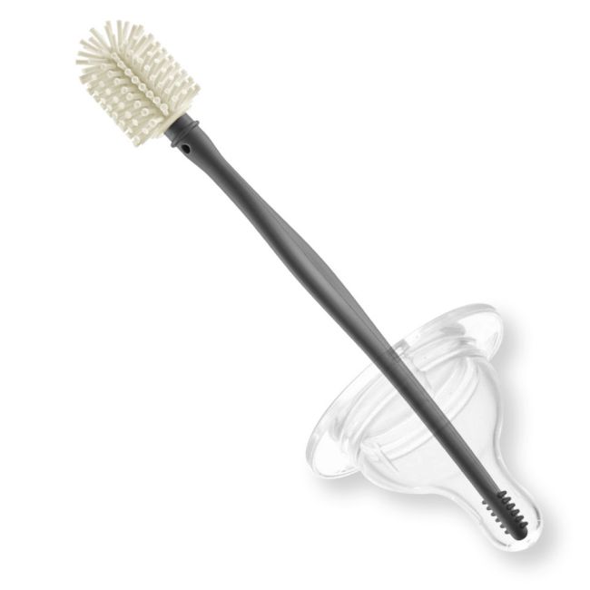 Perie pentru biberon si tetina BabyJem (Culoare: Gri) JEMbj_7234